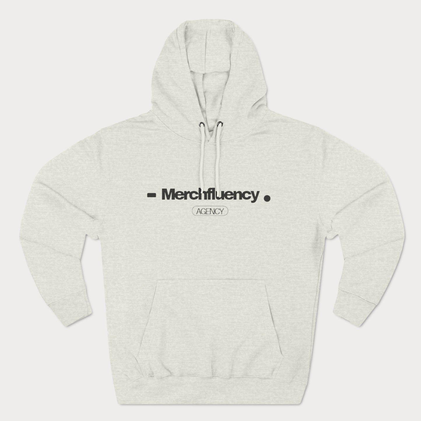 Three-Panel Fleece Hoodie